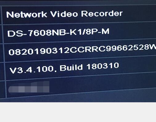 海康NVR主控版本V3.4.100.Build 180310升級到V4.30.085 build 210409